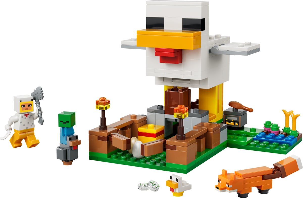 Minecraft : la ferme de poules