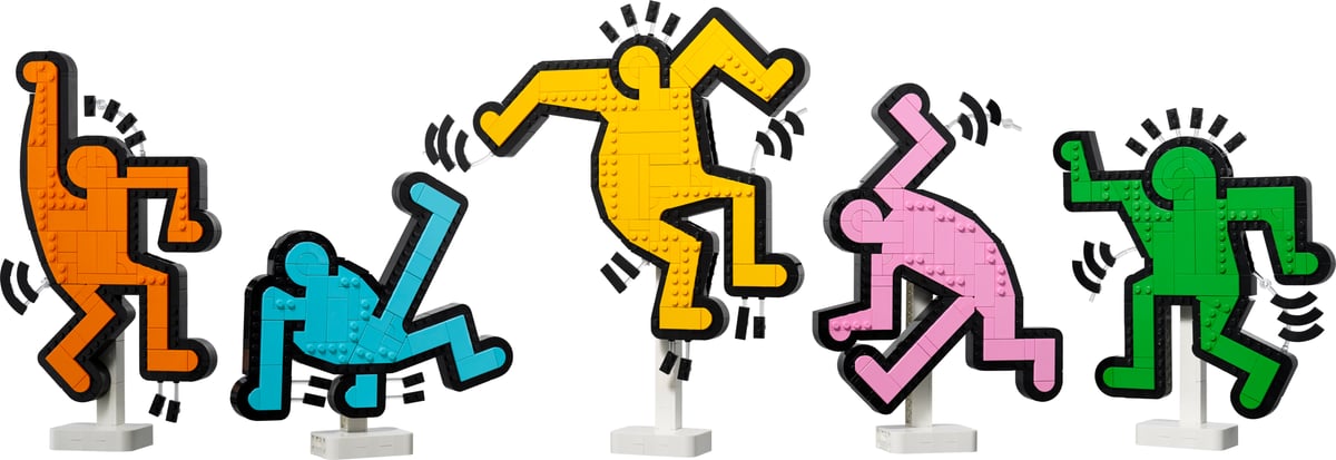 LEGO Art : Keith Haring, Figures dansantes
