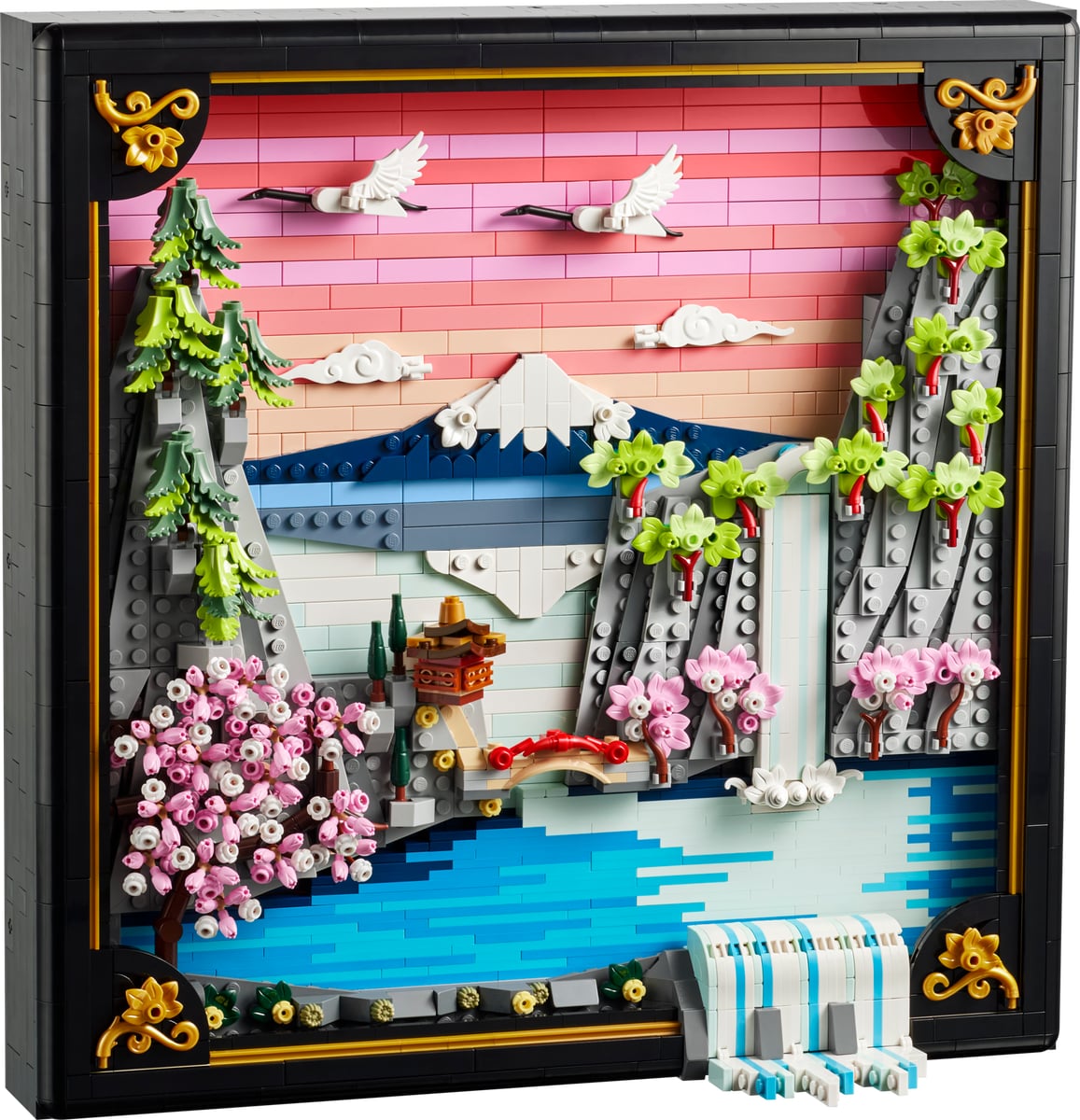 LEGO Art : Paysage japonais de cerisiers en fleurs