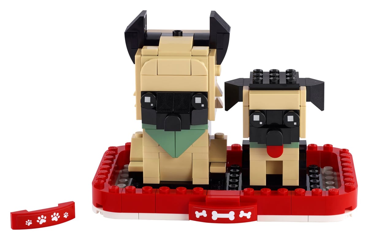 BrickHeadz: German Shepherd and Puppy