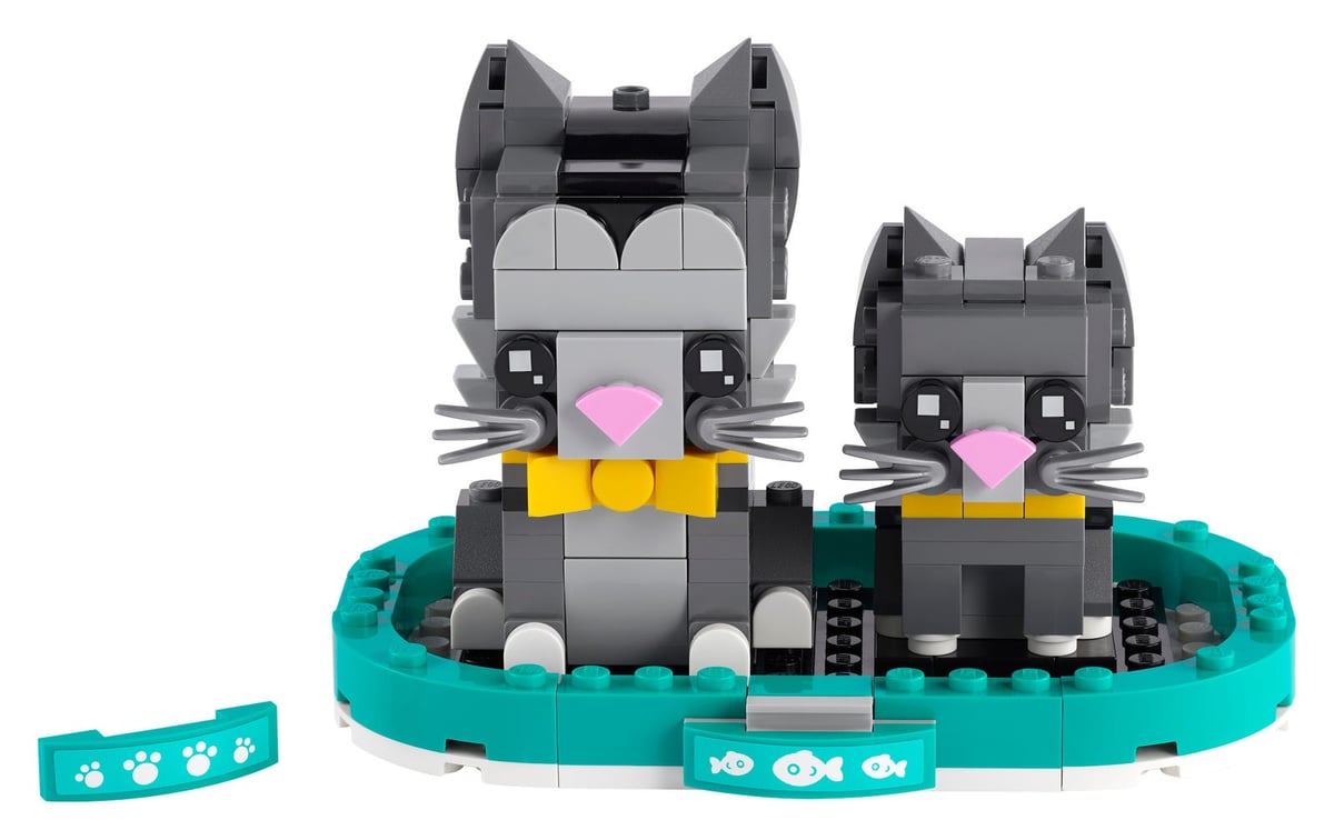 BrickHeadz: Shorthair Cat and Kitten