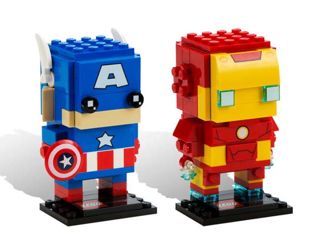 BrickHeadz : Iron Man et Captain America