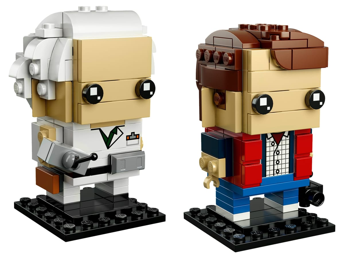 BrickHeadz Retour vers le futur : Marty McFly et Doc Brown