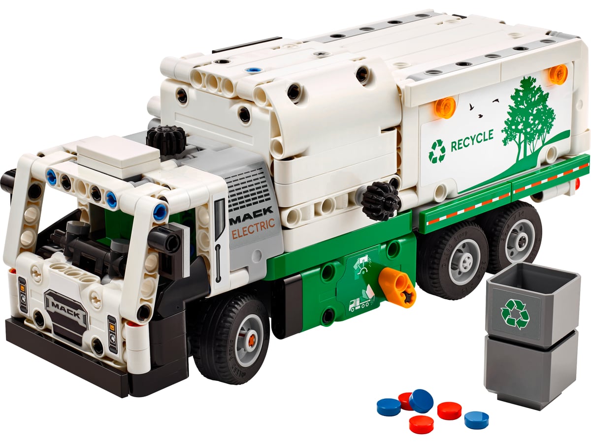 Technic : le camion à ordures électrique Mack LR