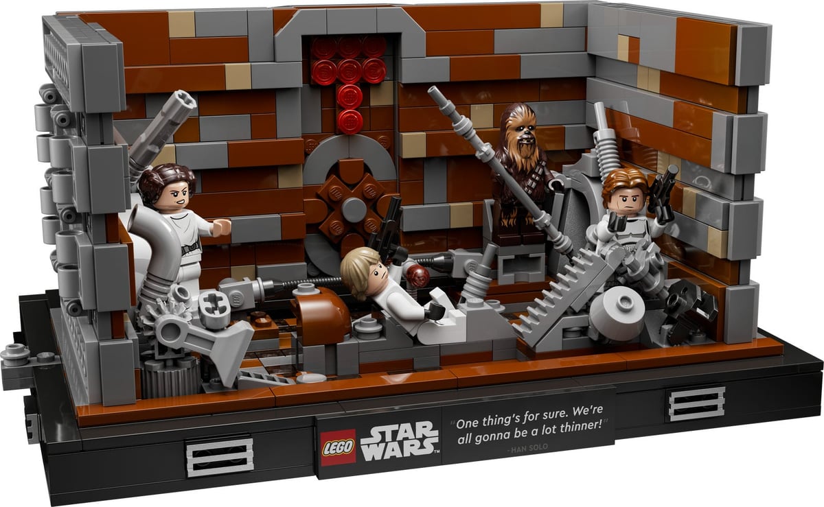Star Wars : le diorama du compacteur d’ordures de l’Étoile de la Mort