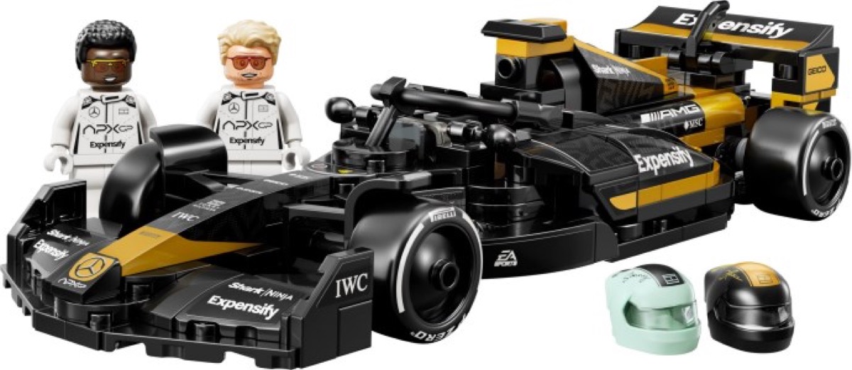 La voiture de course APXGP du film F1