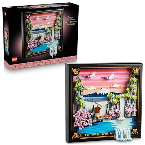 LEGO Art : Paysage japonais de cerisiers en fleurs