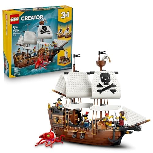 Creator 3-en-1 : le bateau pirate emblématique