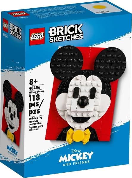 Brick Sketches : Mickey Mouse